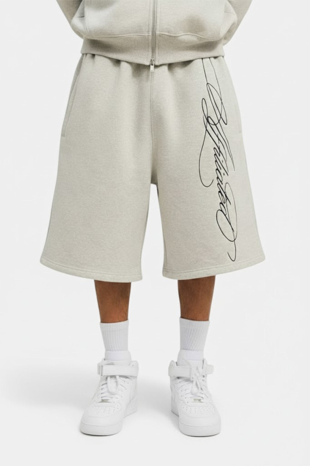 Shorts caligrafía