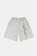 Shorts caligrafía